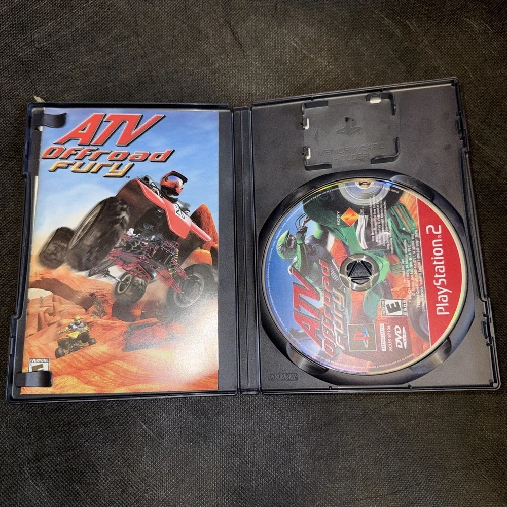 ATV Offroad Fury PlayStation 2 2001 PS2 in Original Case Manual Rated E Everyone